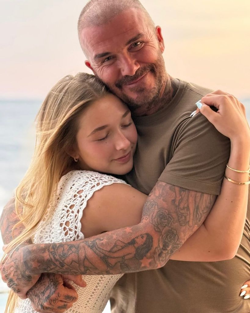 David Beckham wife his daughter Harper Beckham