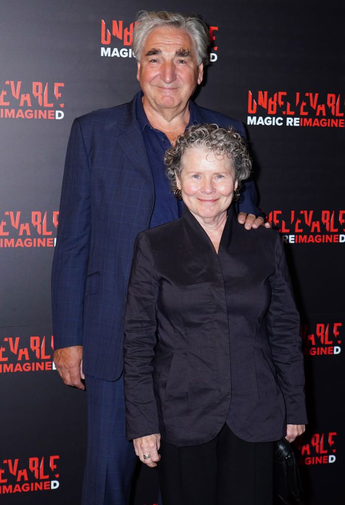 Imelda Staunton and her husband Jim Carter at Derren Brown's Unbelievable show gala