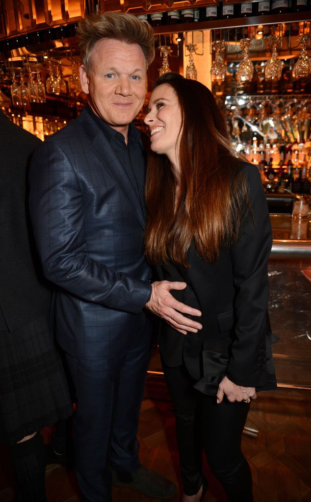 Gordon and Tana Ramsay laughing
