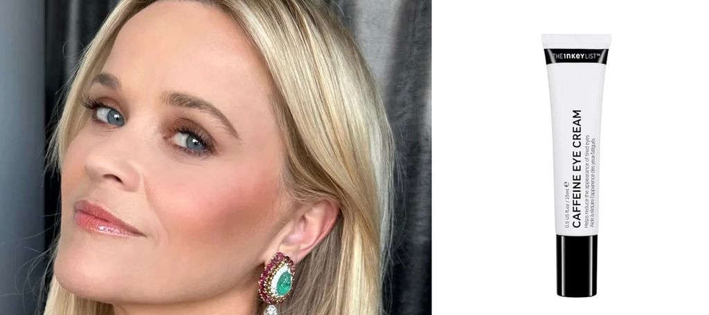 Reese Witherspoon loves The Inkey List Caffeine Eye Cream