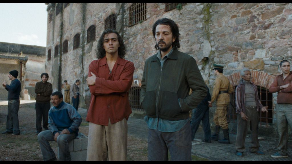 Tonituah and Diego Luna in a scene from Kiss of the Spider Woman