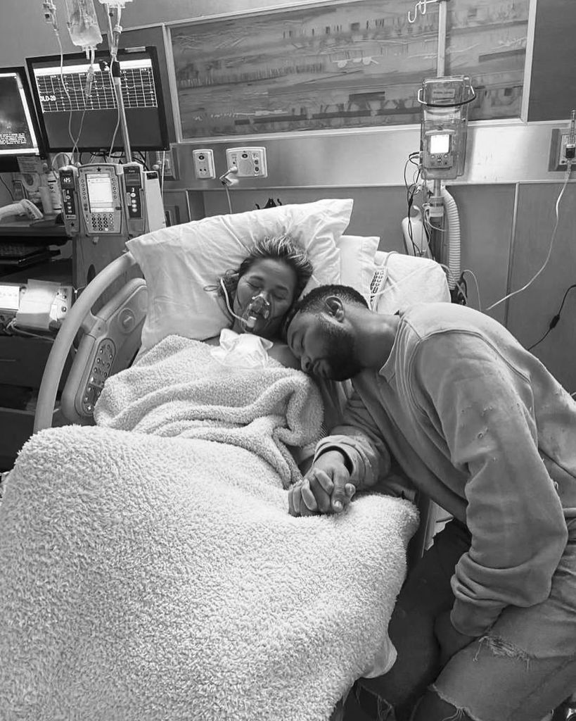 chrissy teigen john legend baby jack hospital