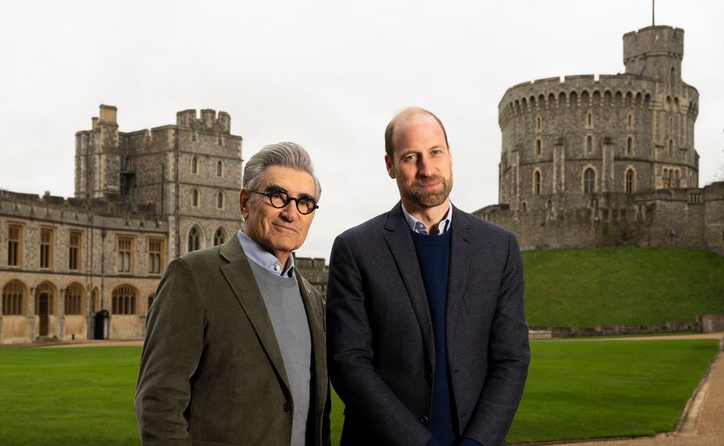 Eugene and William outside Windsor Castle
