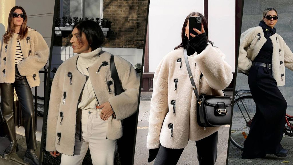 How to style Toteme's shearling coat