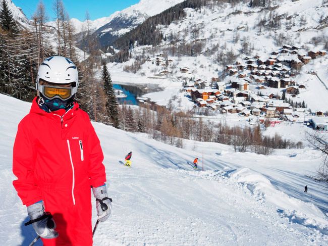 val disere family ski