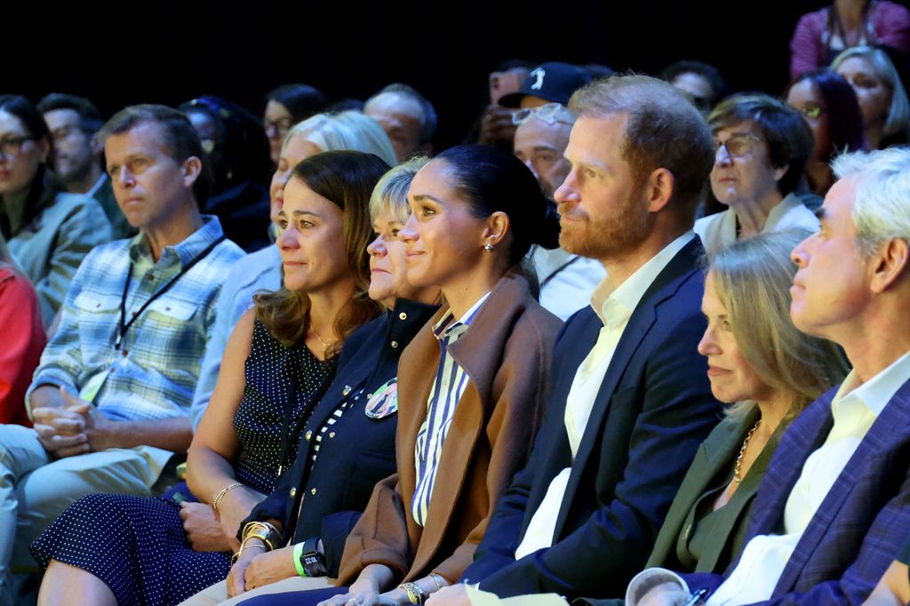 Meghan and Prince Harry appear to get emotional during one of the talks