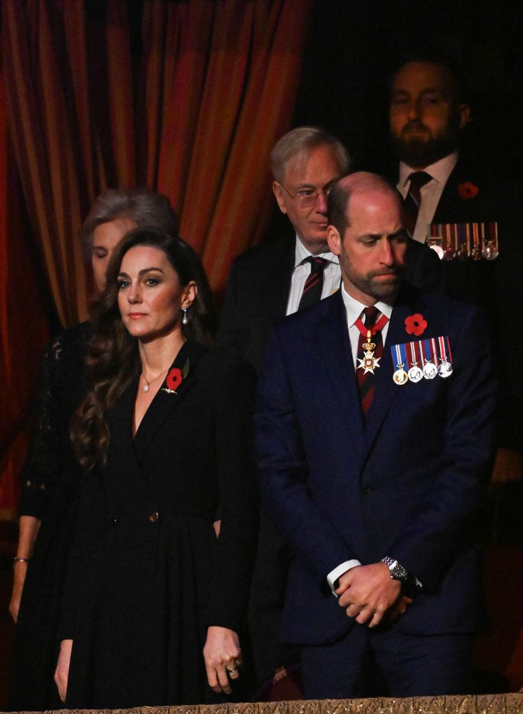 Kate Middleton and Prince William at the Festival of Remembrance