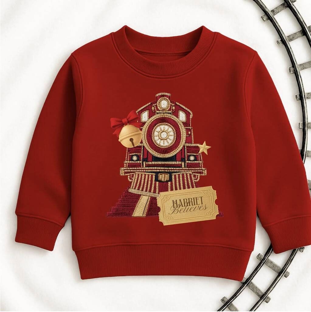 Polar Express Percaya Jumper Natal yang Dipersonalisasi
