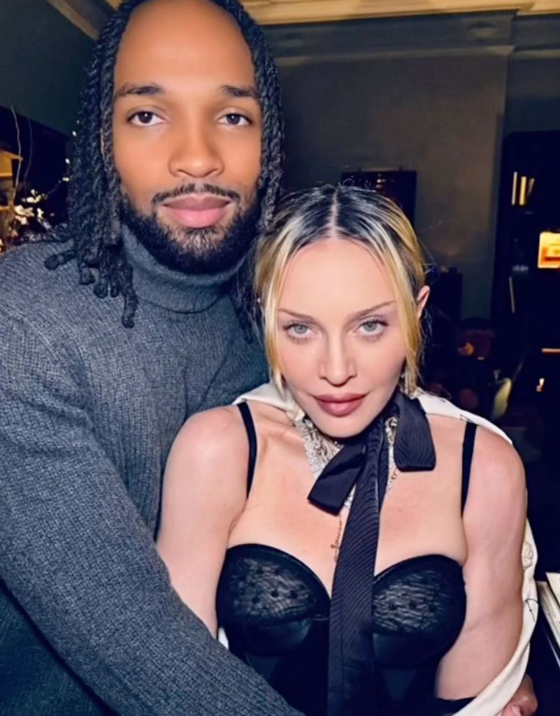 Madonna with her beau Akeem