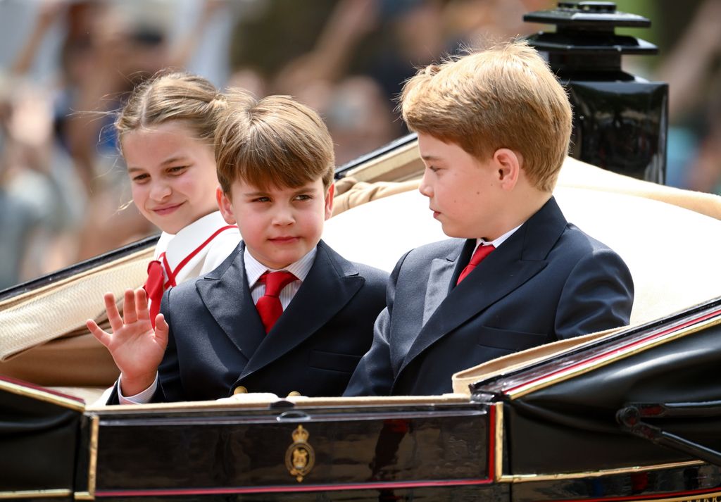 Louis loved waving to the crowds