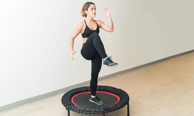 mini trampoline exercise