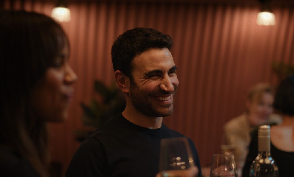 A man smiling