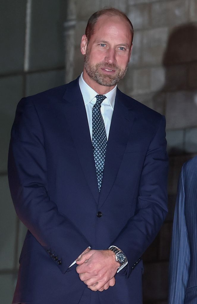 LONDON, ENGLAND - OCTOBER 09: Prince William, Prince of Wales smiles as he attends the Countdown to COP30 at the Natural History Museum on October 09, 2025 in London, England. The event, hosted by the Natural History Museum and the UK Government, brings together climate ambassadors from across the world ahead of the COP30 summit in Belem in November. (Photo by Chris Jackson/Getty Images)