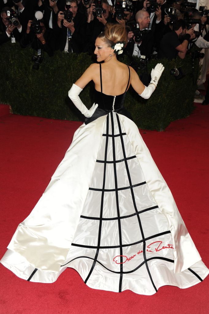 Sarah Jessica Parker arriving at the Met Gala event at the Metropolitan Museum of Art in New York, USA.   (Photo by Dennis Van Tine/PA Images via Getty Images)