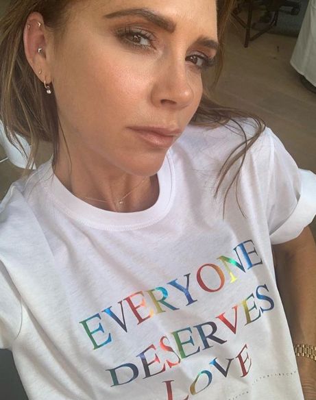 Victoria Beckham's T-shirt has THE most heartwarming secret