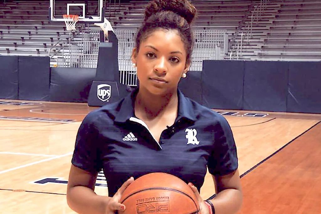 photo of Breion Winston holding a basketball