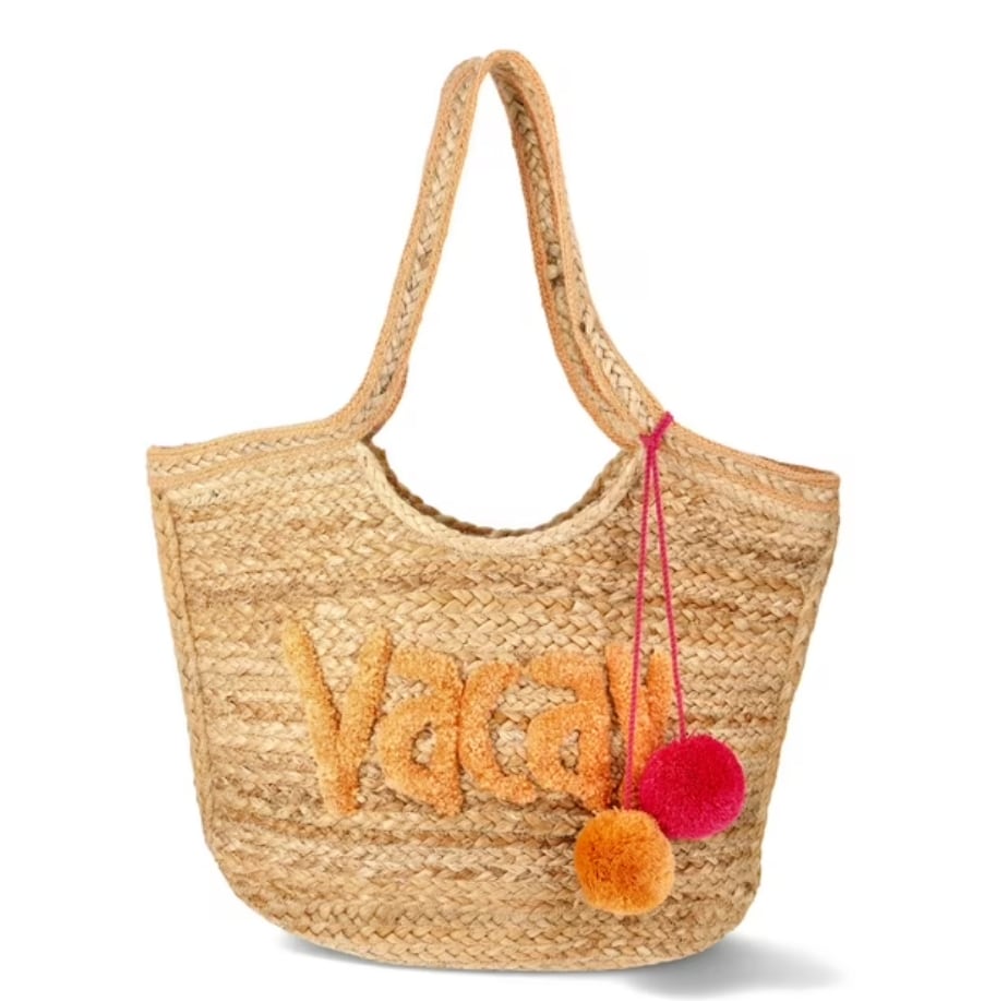 Walmart Jute Beach Tote