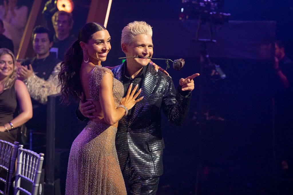 Corey danced a tango number with his partner Jenna Johnson