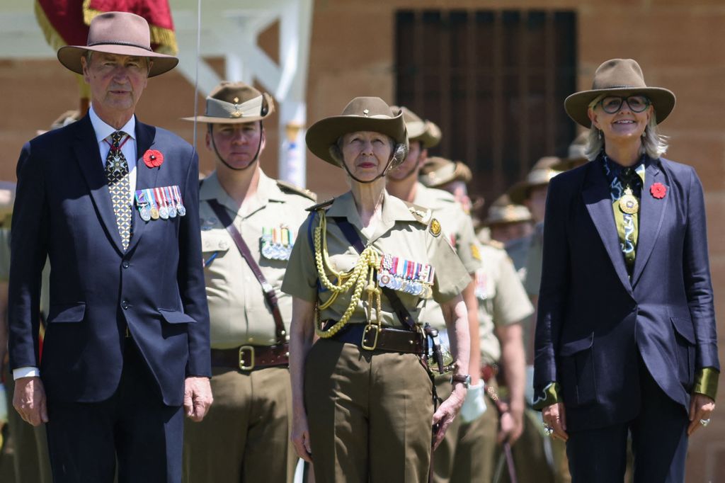 Putri Anne di Centenary Parade di Victoria Barracks di Sydney 