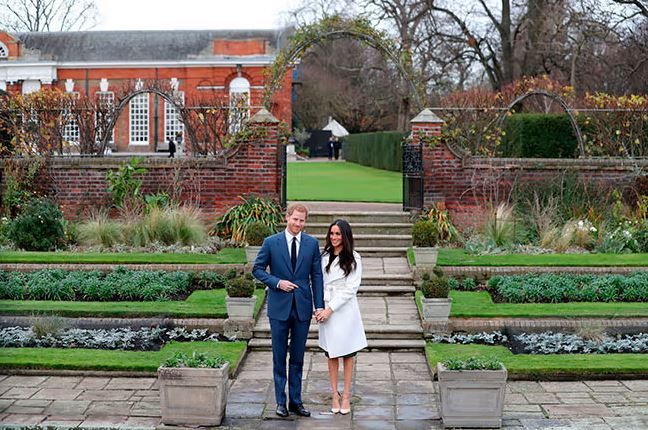HARRY　AT THE GARDEN Prince Harry and Meghan Markle's never-ending garden at $30