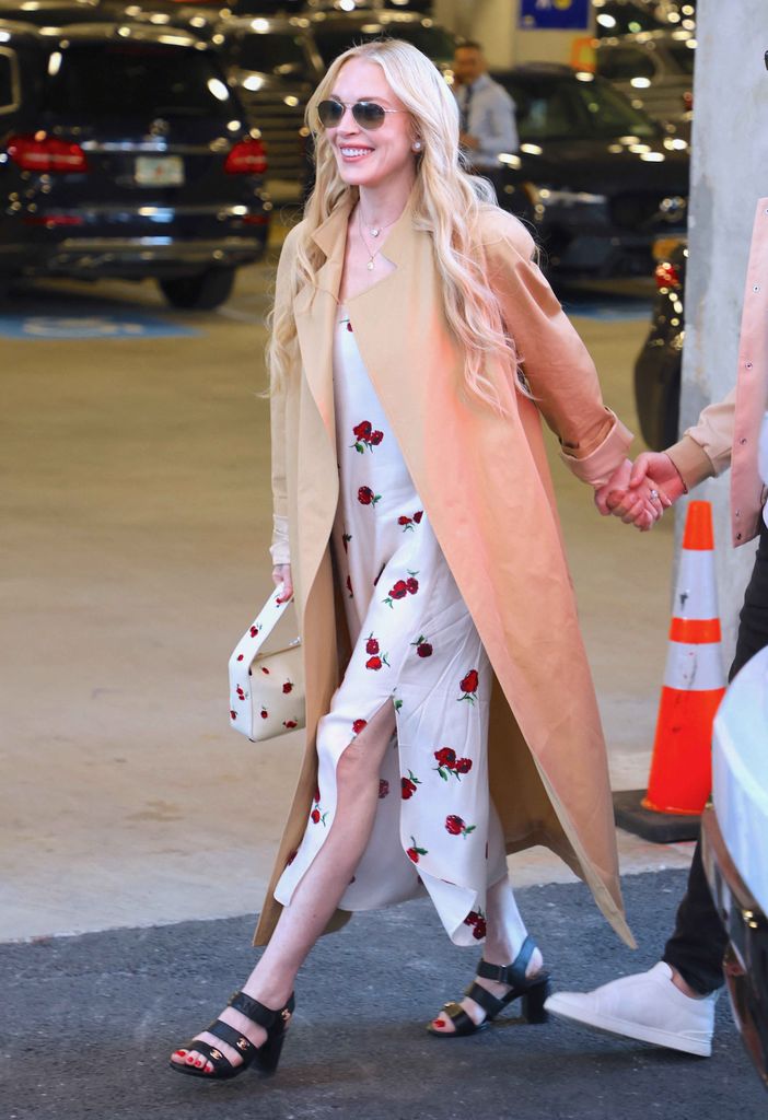 Lindsay Lohan at Us Open