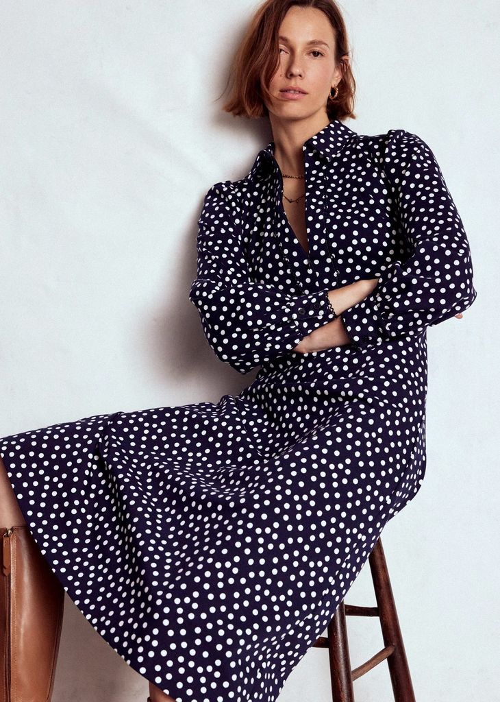 Boden polka dot dress