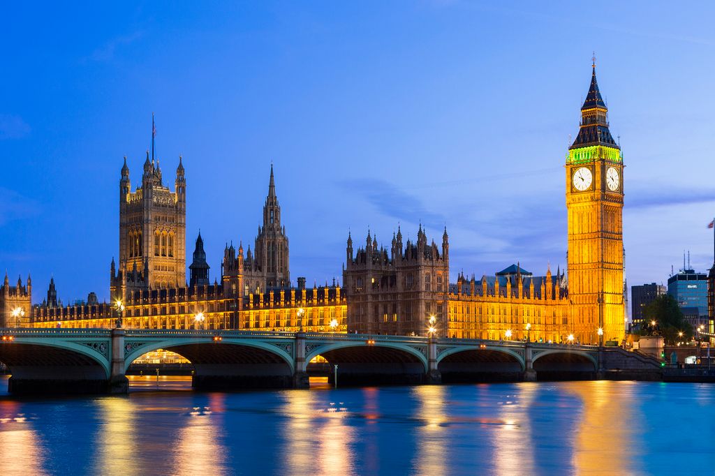 Big Ben and Britain's Houses Of Parliament.