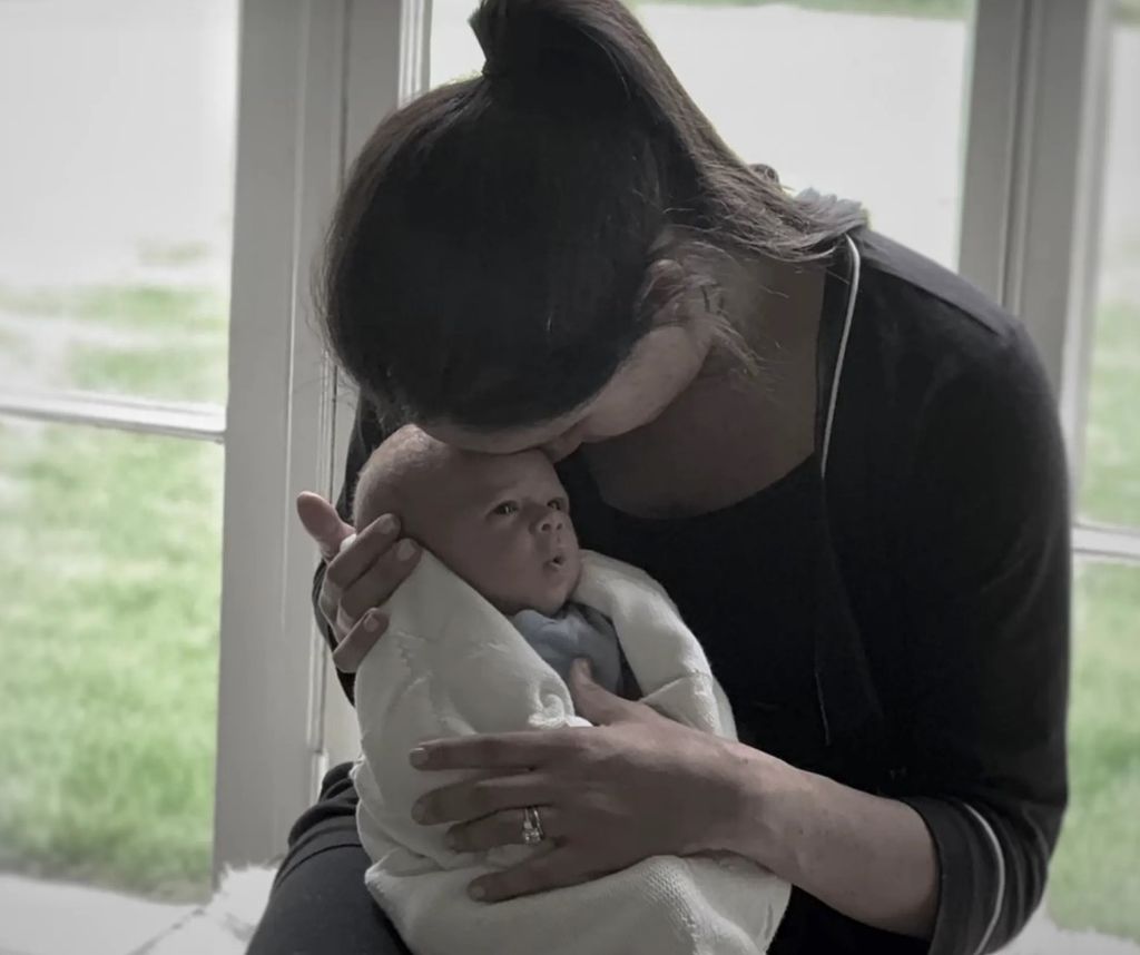 Meghan Markle is the picture of newborn bliss cradling baby son Archie in  rare photo | HELLO!