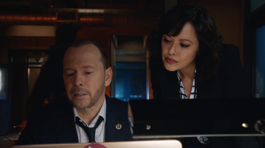 Donnie Wahlberg as Danny Reagan and Marisa Ramirez as Maria Baez 