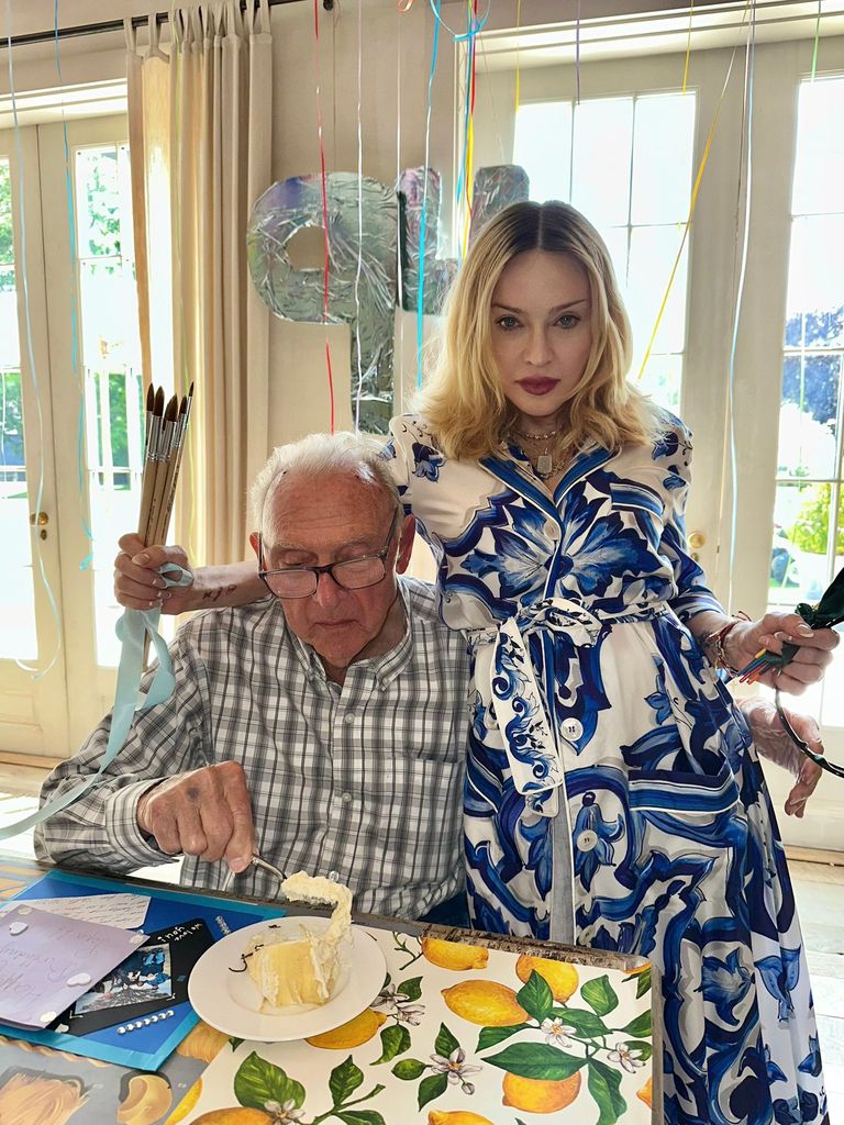 Photo shared by Madonna on Instagram celebrating her father's 94th birthday