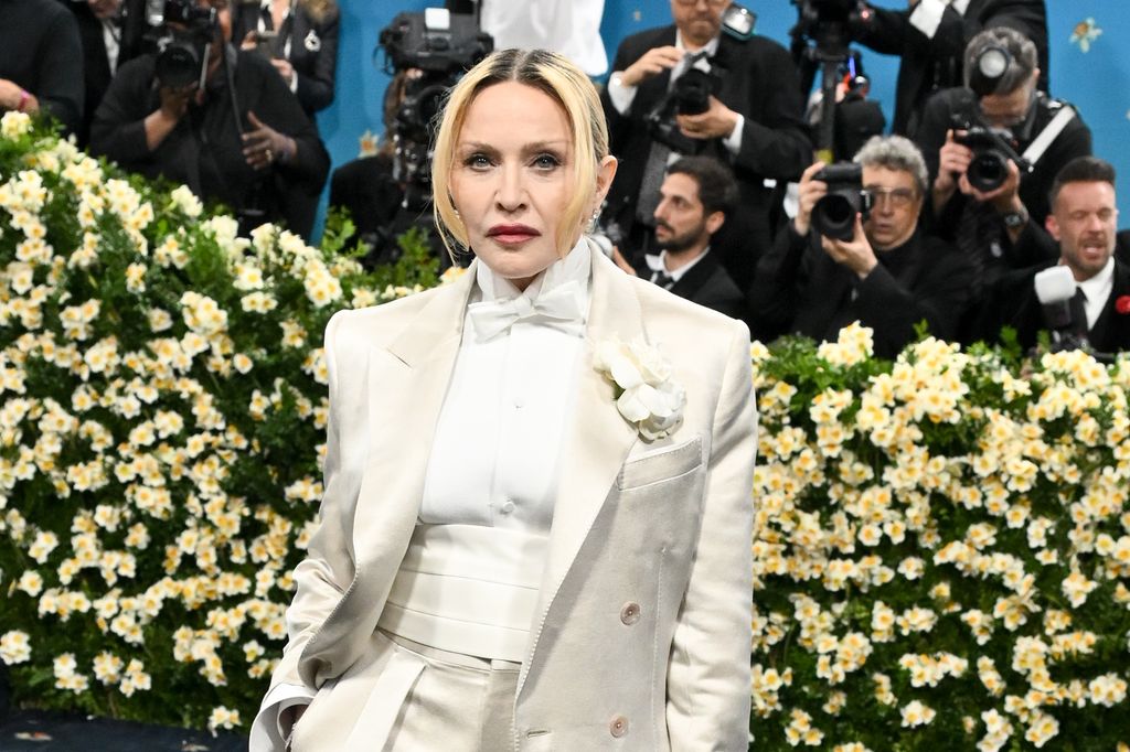 Madonna at The 2025 Met Gala Celebrating "Superfine: Tailoring Black Style" held at the Metropolitan Museum of Art on May 05, 2025 in New York, New York. (Photo by Michael Buckner/Penske Media via Getty Images)