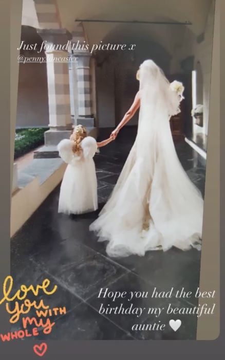 penny lancaster bridesmaid