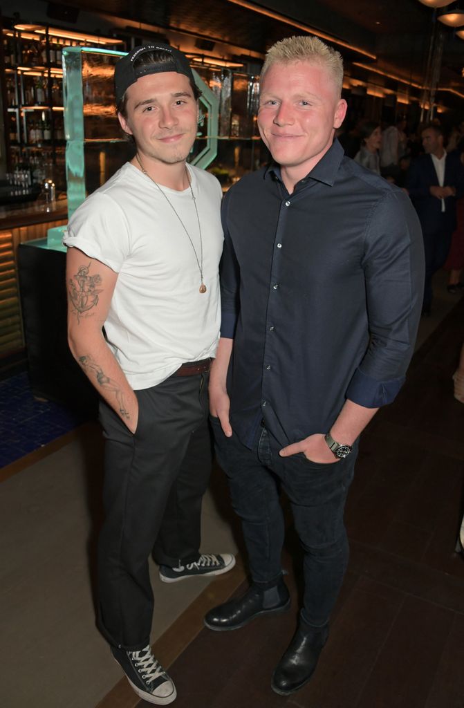 Jack Ramsay with Brooklyn Beckham