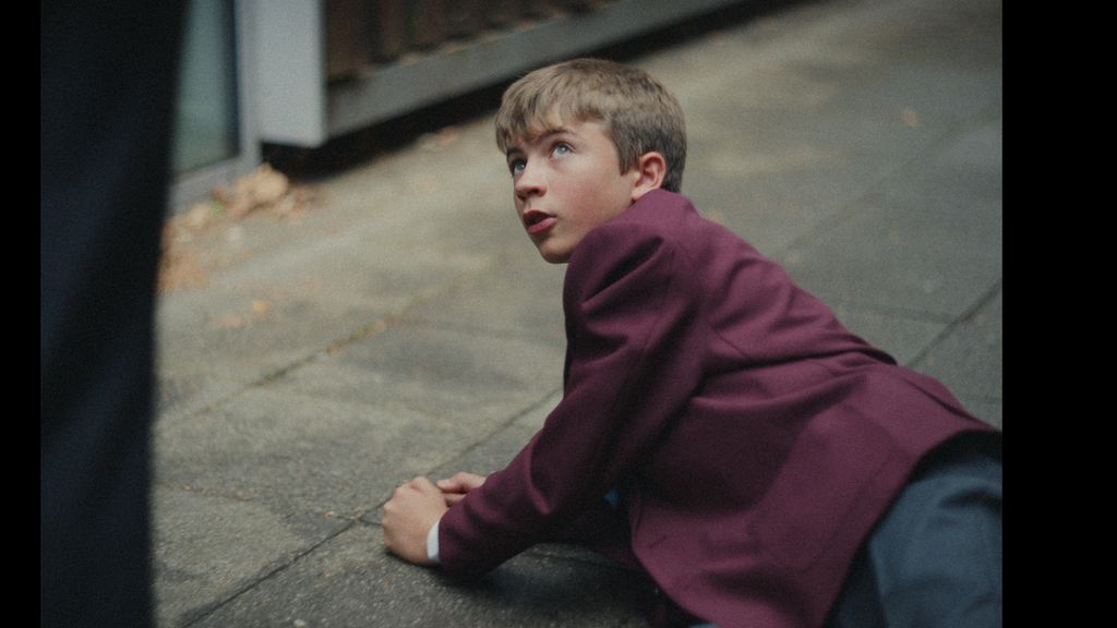 Boy experiencing bullying at school