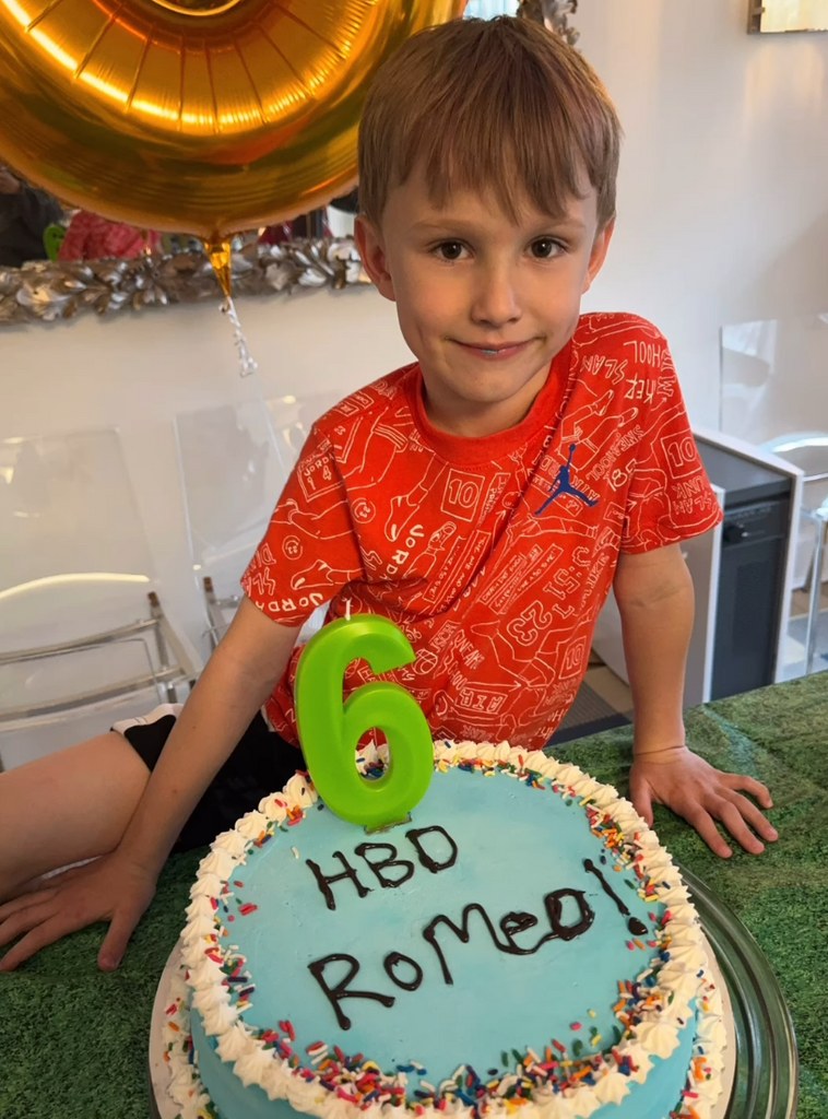 Photo of Alec Baldwin and Hilaria Baldwin's son Romeo, born in 2018