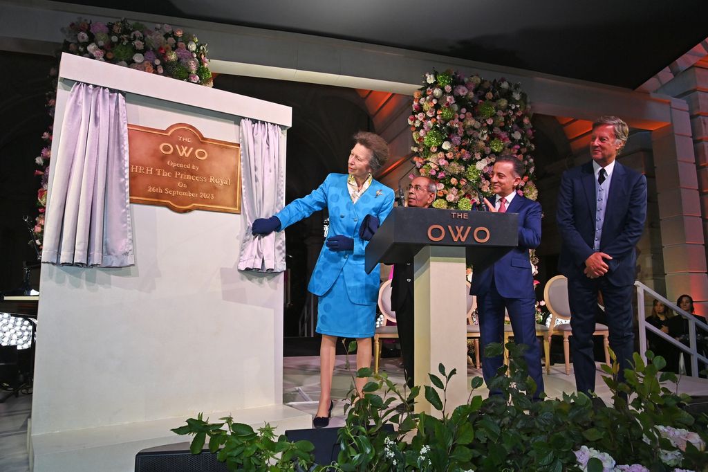 Princess Anne officially opened the building