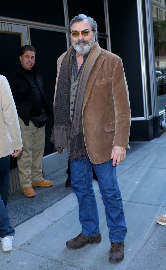 Tom Selleck is seen on October 18, 2024 in New York City.