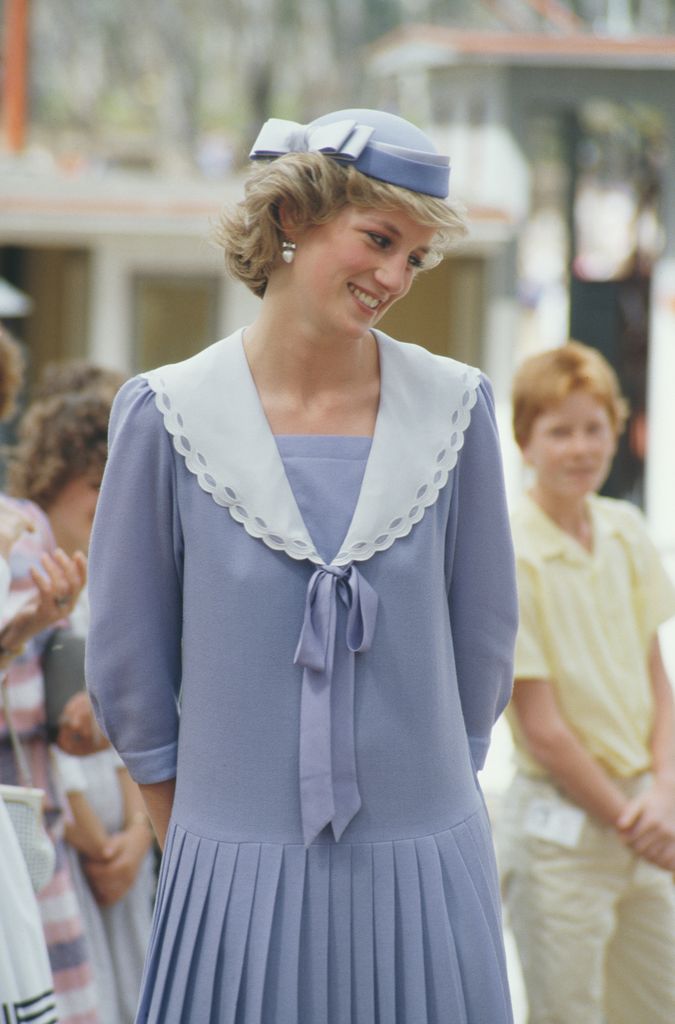 Diana, Princess of Wales (1961 - 1997) at Mildura in Victoria, Australia, October 1985.  