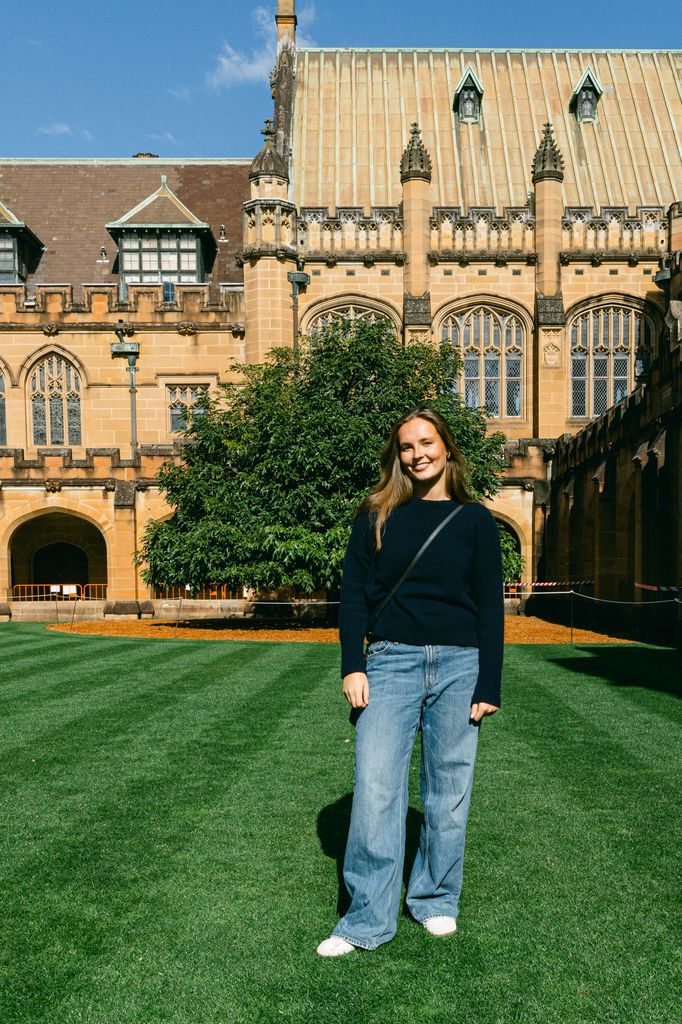 The royal college student admitted that she feels "free as a student"