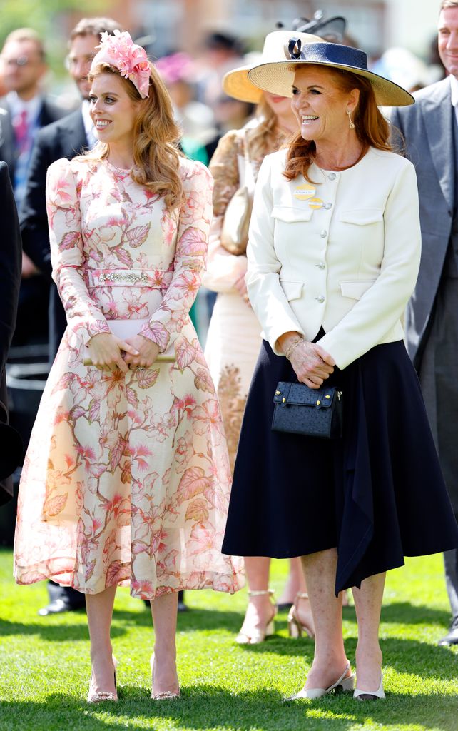 Princess Beatrice attends with her mother Sarah Ferguson