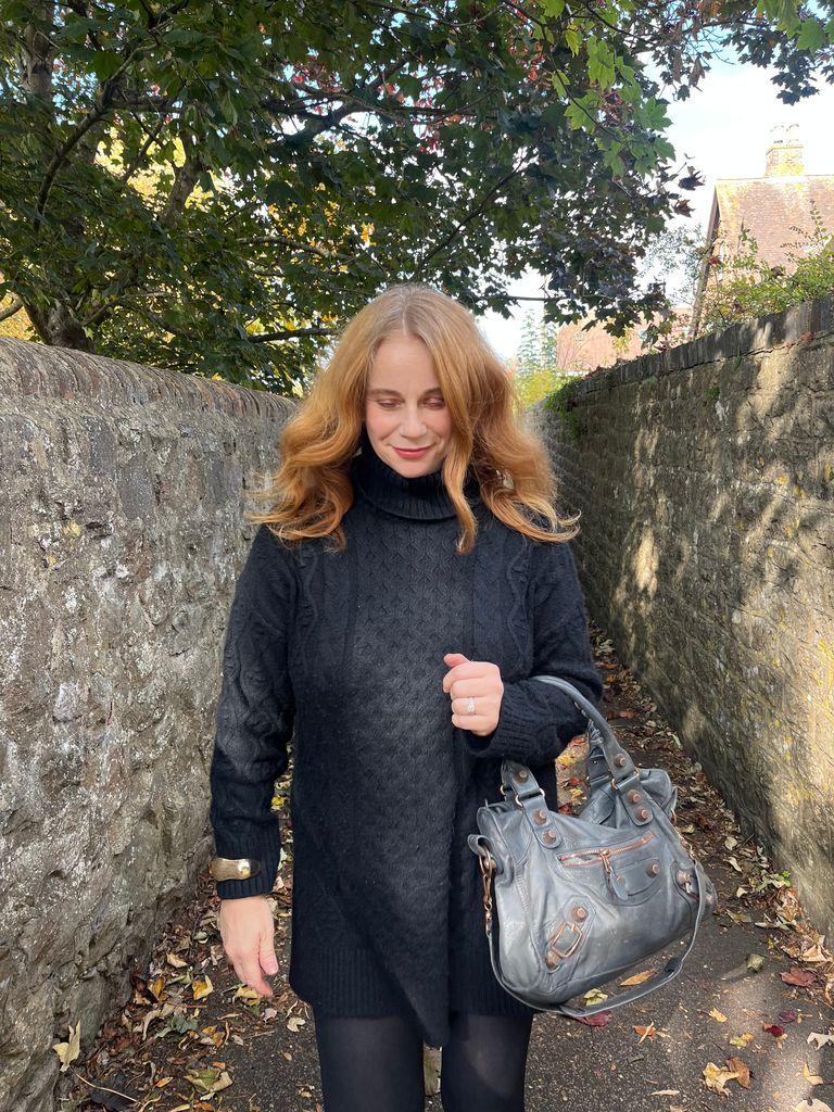 Menata tas Balenciaga City vintage