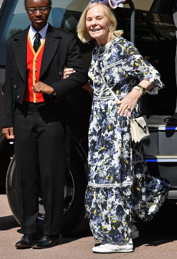 Duchess of Kent in trainers at Prince Harry and Meghan Markle 