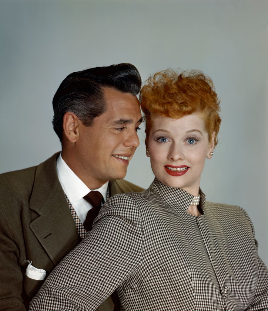 Actress Lucille Ball and her husband actor Desi Arnaz circa 1950's
