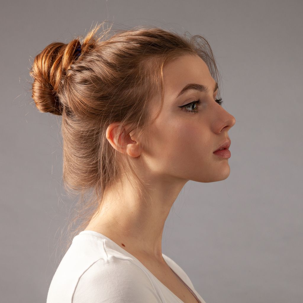 Messy French twist