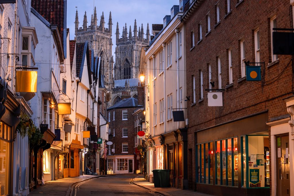 dark street in york