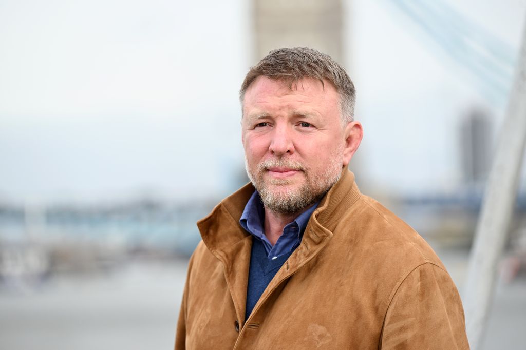 LONDON, ENGLAND - MARCH 22: Director Guy Ritchie attends the London Photocall For âThe Ministry Of Ungentlemanly Warfareâ at HMS Belfast on March 22, 2024 in London, England. (Photo by Kate Green/Getty Images for Lionsgate)