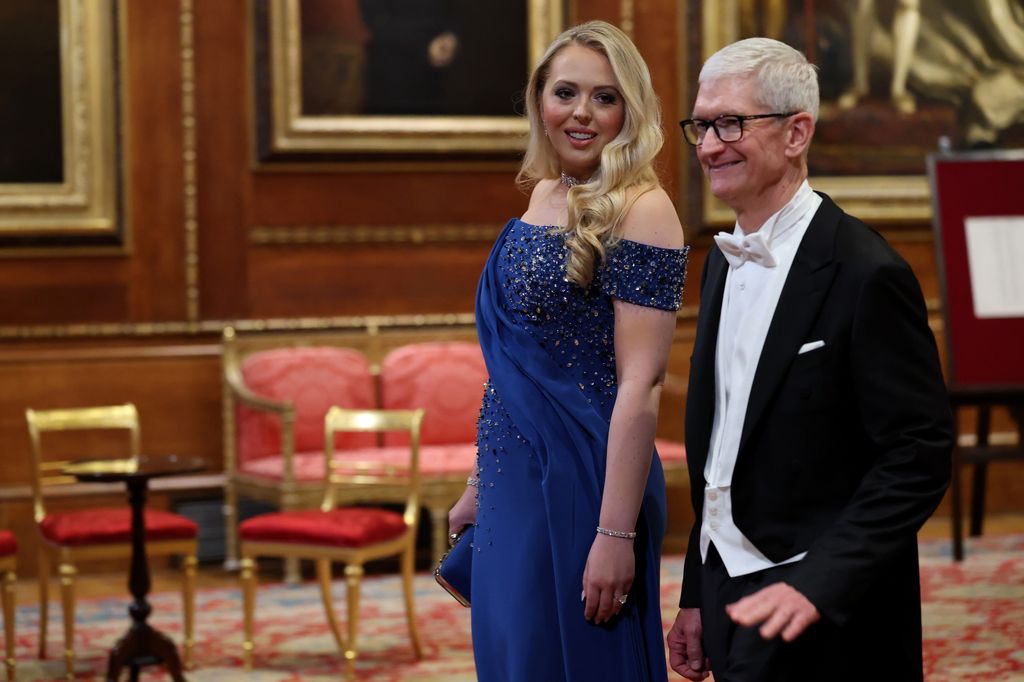 Tiffany Trump Tim Cook State Banquet UK