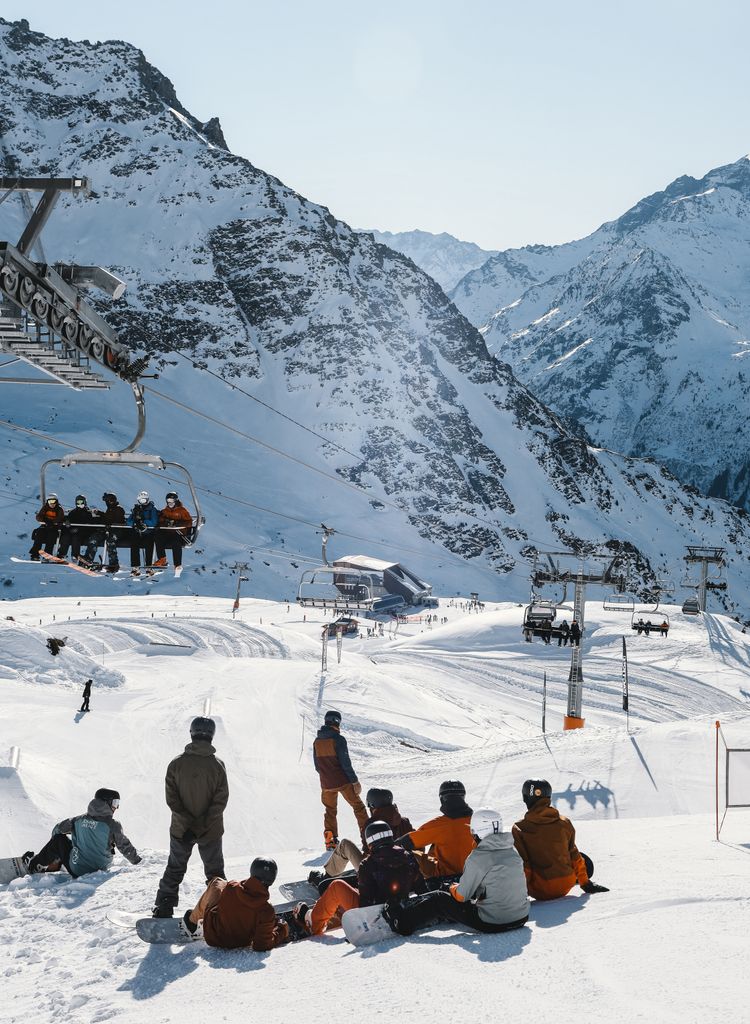 
Enjoy the views before heading to the summit of Mont Fort