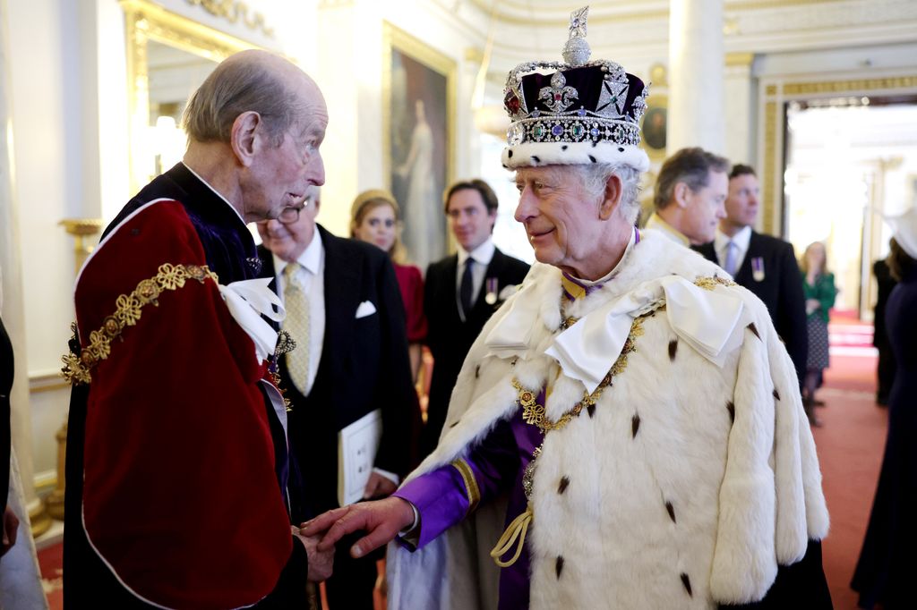 The photo was taken on the day of King Charles' coronation 