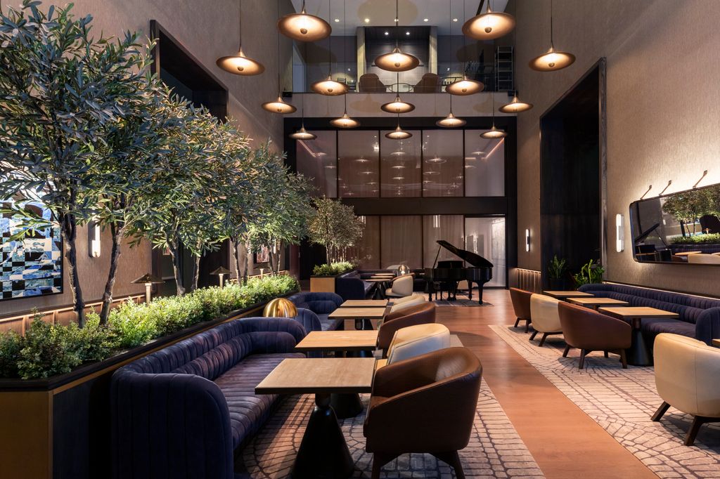 Thompson Central Park's restaurant Parker's - where live music can be enjoyed on Tuesday, Wednesday, and Thursday evenings